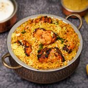Chicken Tandoori Tikka Biryani (Boneless)