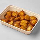 Air-fried potato wedges