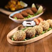 Falafel Stuffed with Spicy