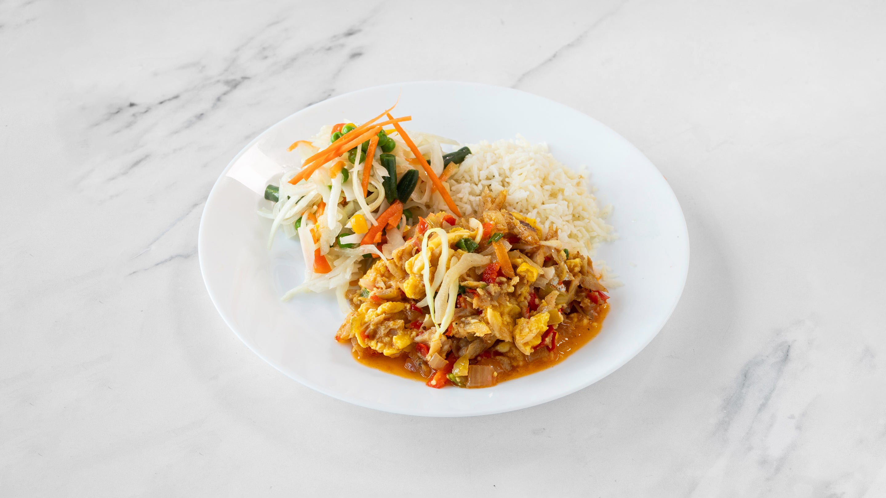 Ackee and Saltfish with Rice