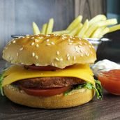 Chicken Burger With Fries