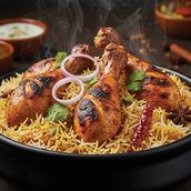 Grilled Chicken Biriyani