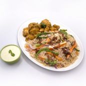 Chinese Biryani plus Raita