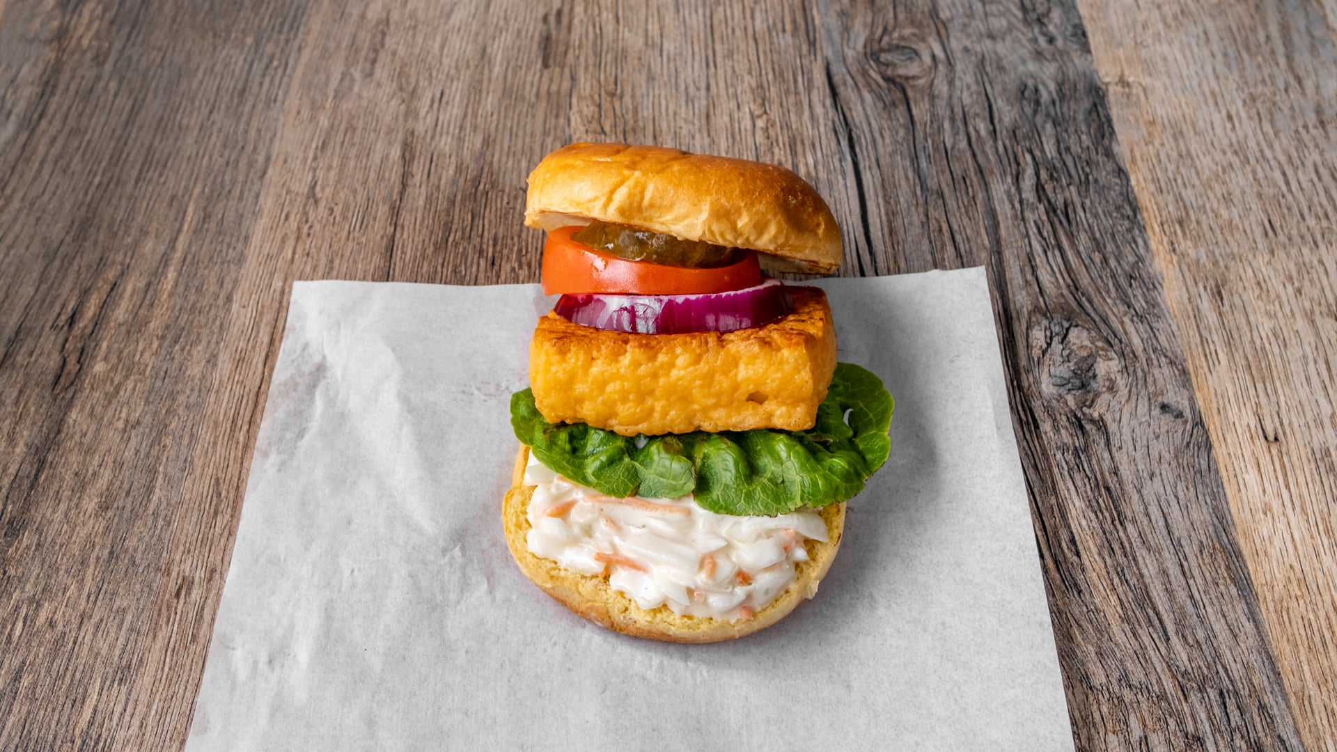 Halloumi burger
