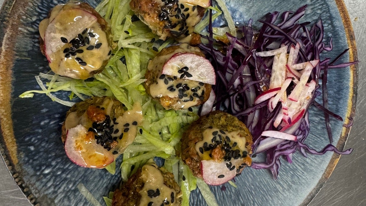 Falafel with Persian Tahini Sauce(5)