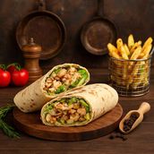Chicken Fajita Wrap Combo