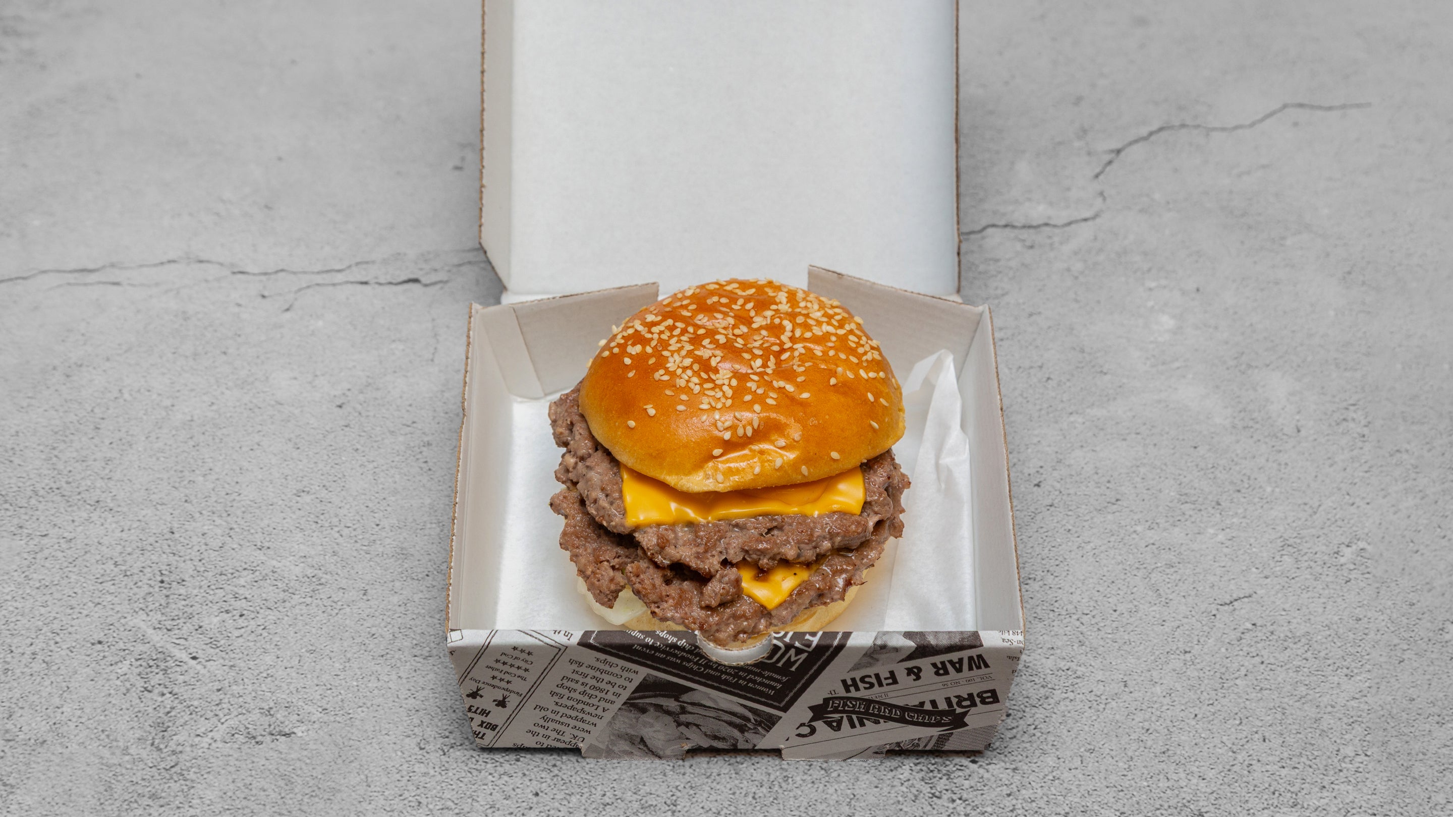 Single Smash Burger