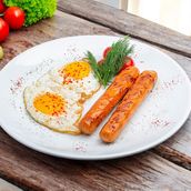 Fried Egg With Sausages