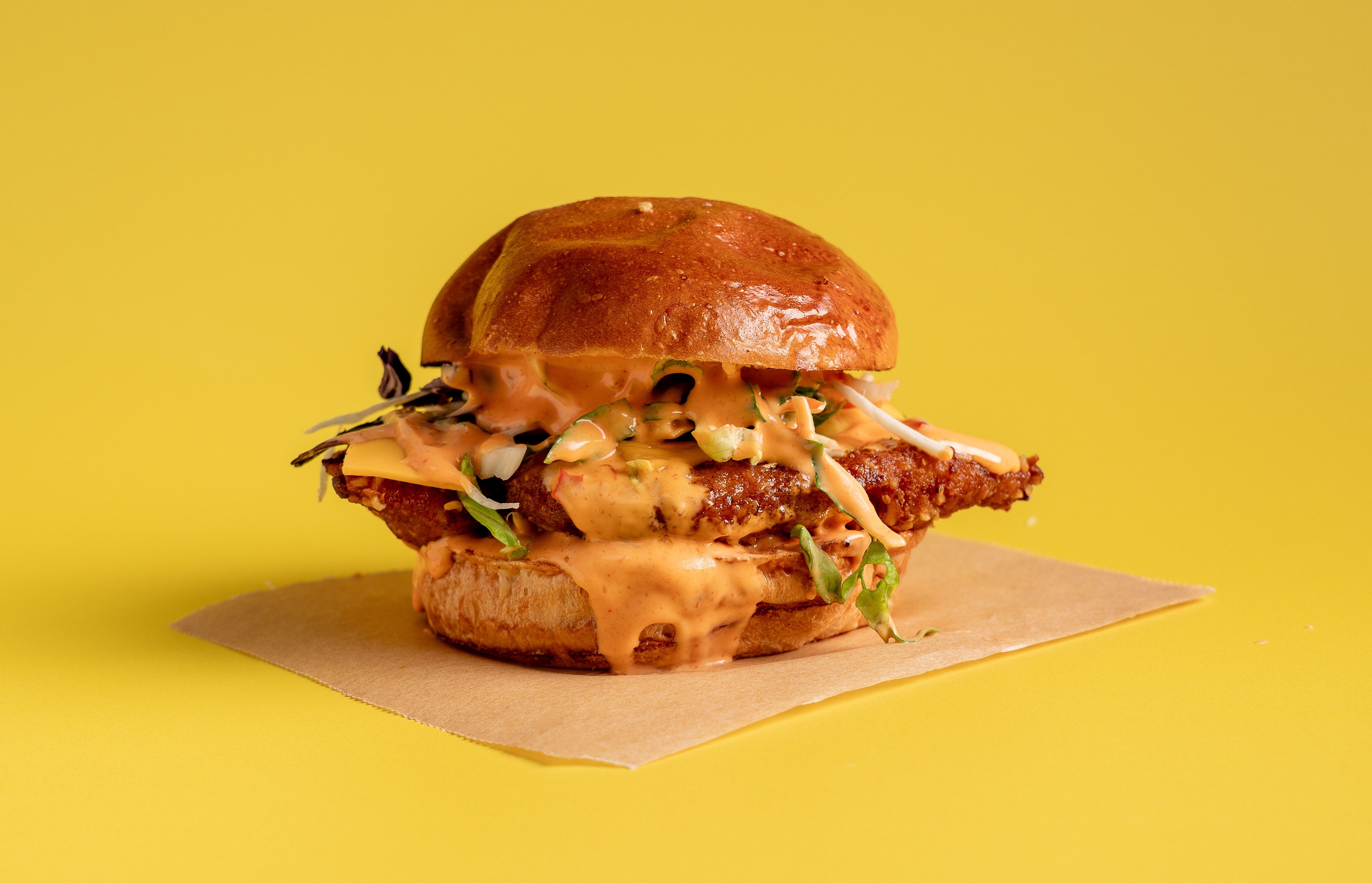 Dynamite Chicken Burger - NEW