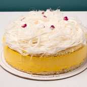 Saffron Gelato Cake