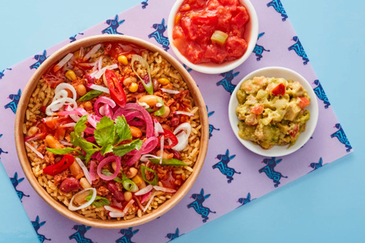 Veggie Chilli Burrito Bowl (VG)