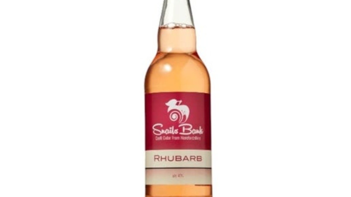 Snails Bank Rhubarb Cider 500ml 4%