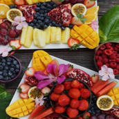 Plate Of Fresh Fruits
