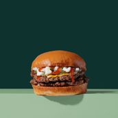 double smashed cheeseburger