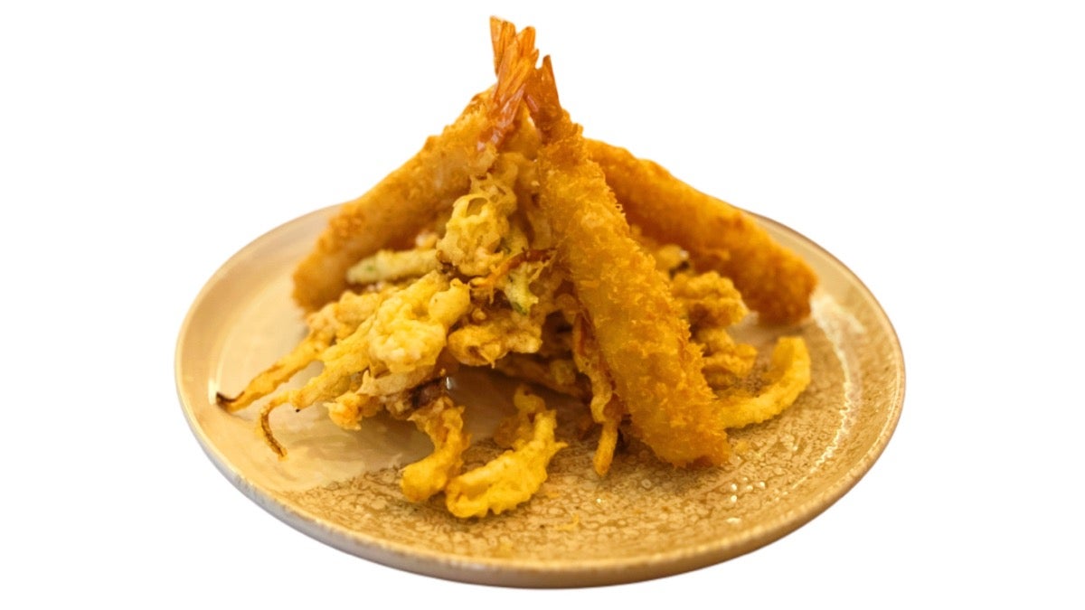 Prawn and vegetable tempura