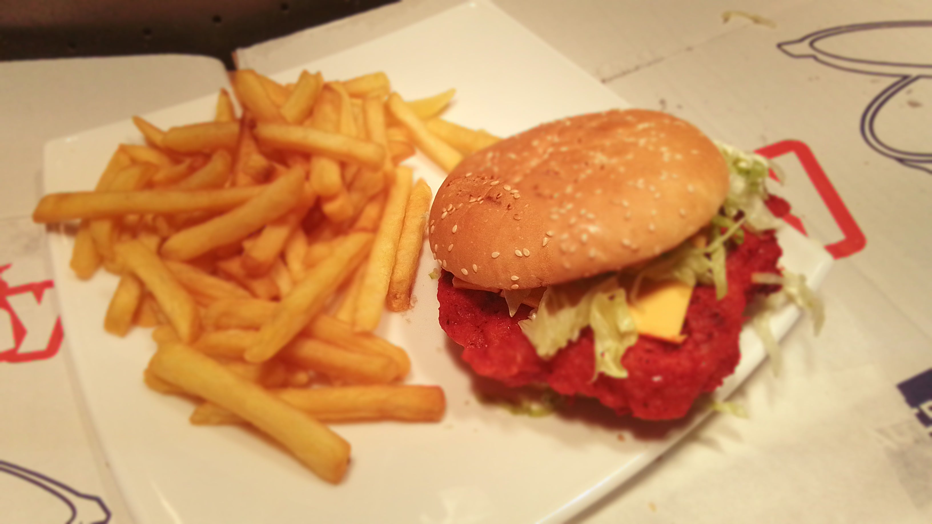 Grill Tikka Burger meal