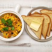 Egg Burji w. Bread