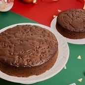 Round Plum Fruit Cake