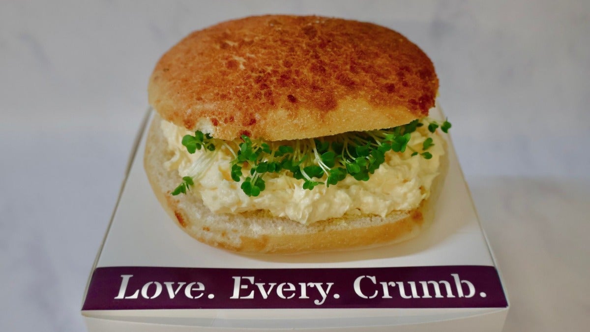 Egg Mayo & Cress Tiger Bap