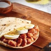 Foul With Eggs Sandwich