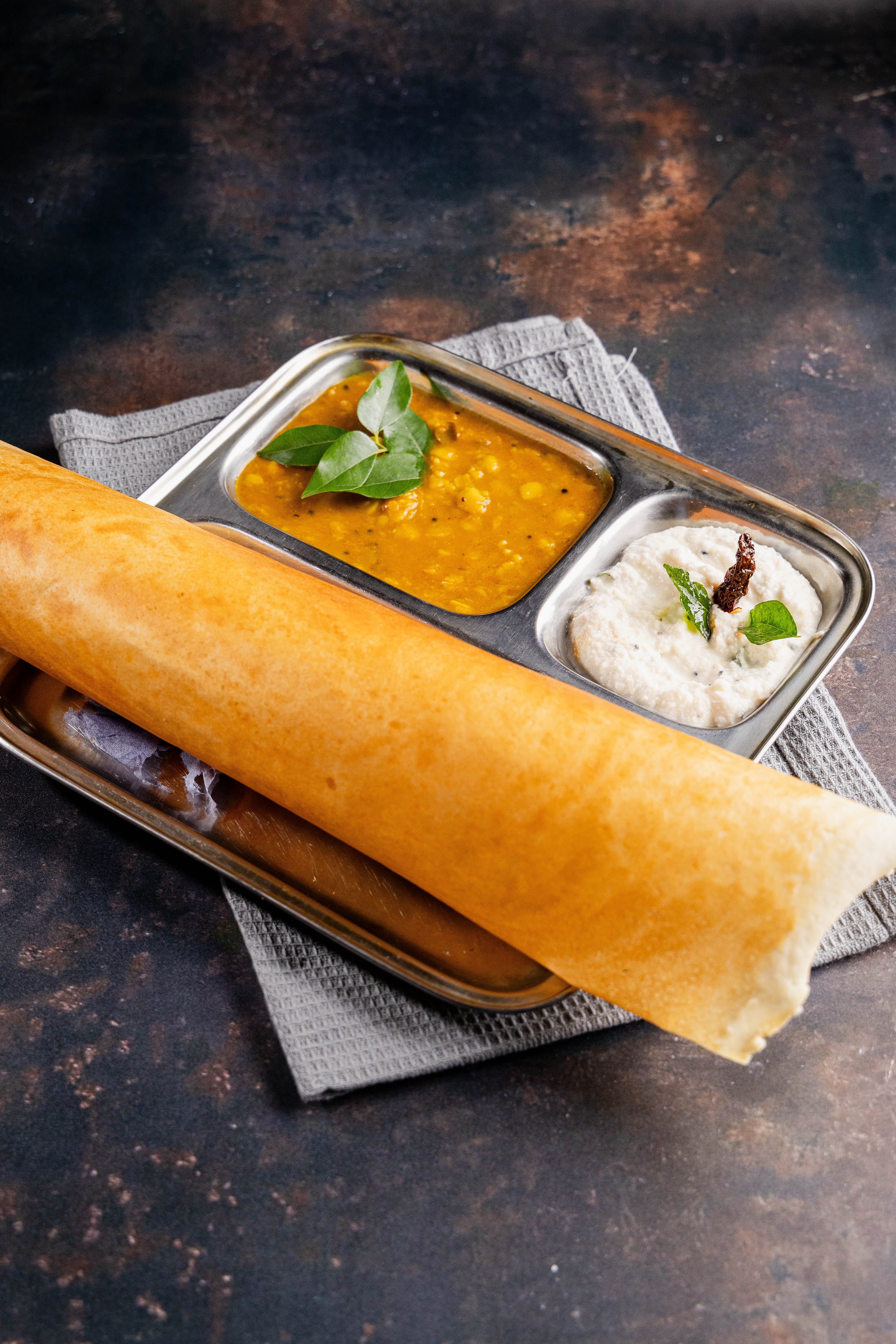 Ghee Roast Masala Dosa