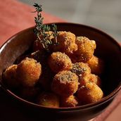 Crispy Halloumi with Honey & Zaatar