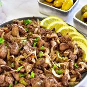 Chicken liver dish