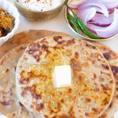 Aloo Bhaji With Parotta