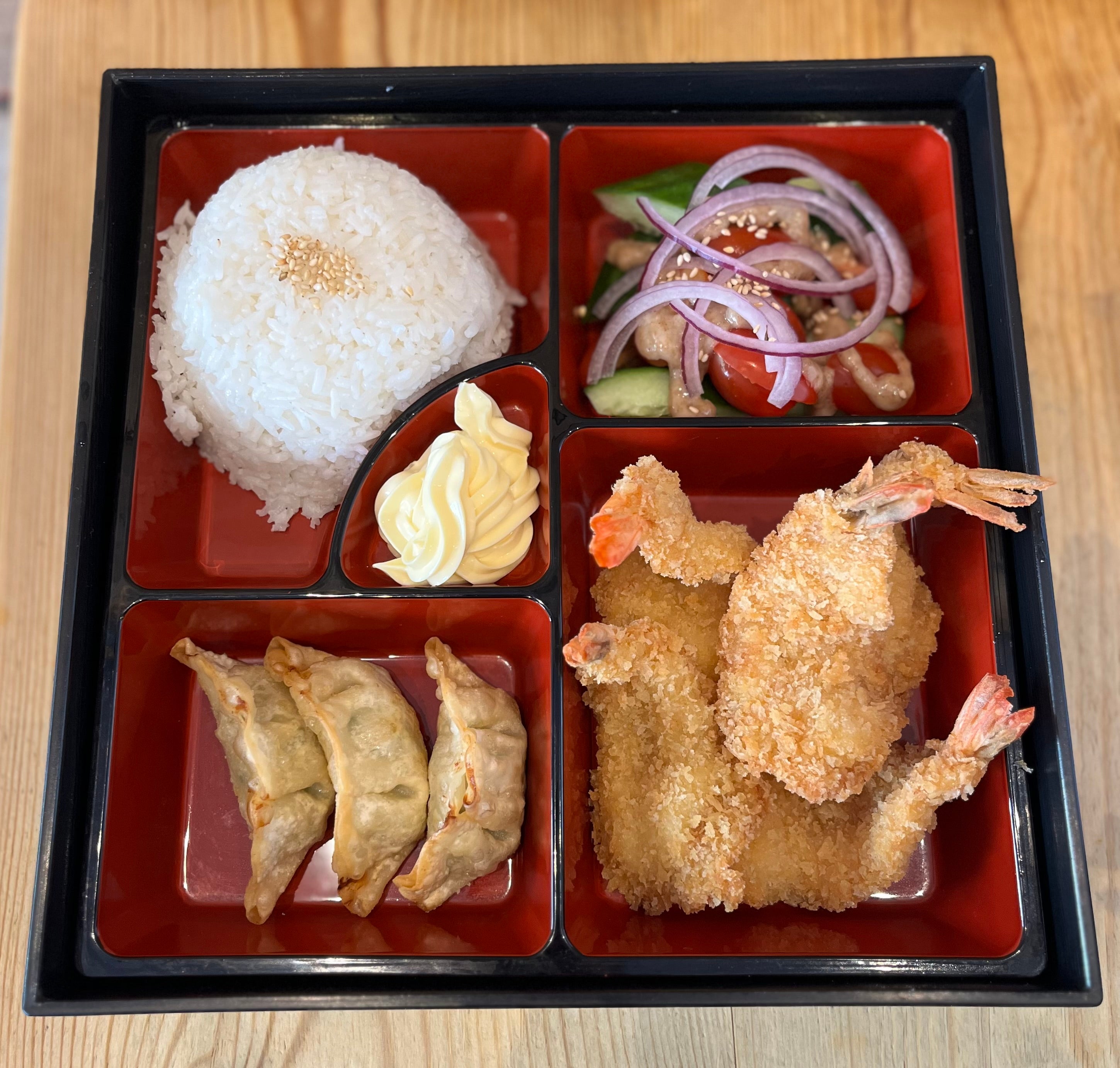 Katsu Prawns Bento Set