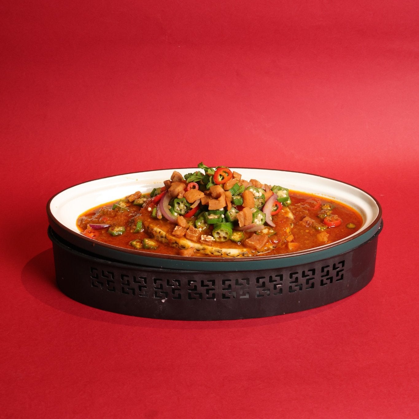 Chilean Sea Bass with house special sauce 年年有余好收成 (智利鲈鱼三味酱)