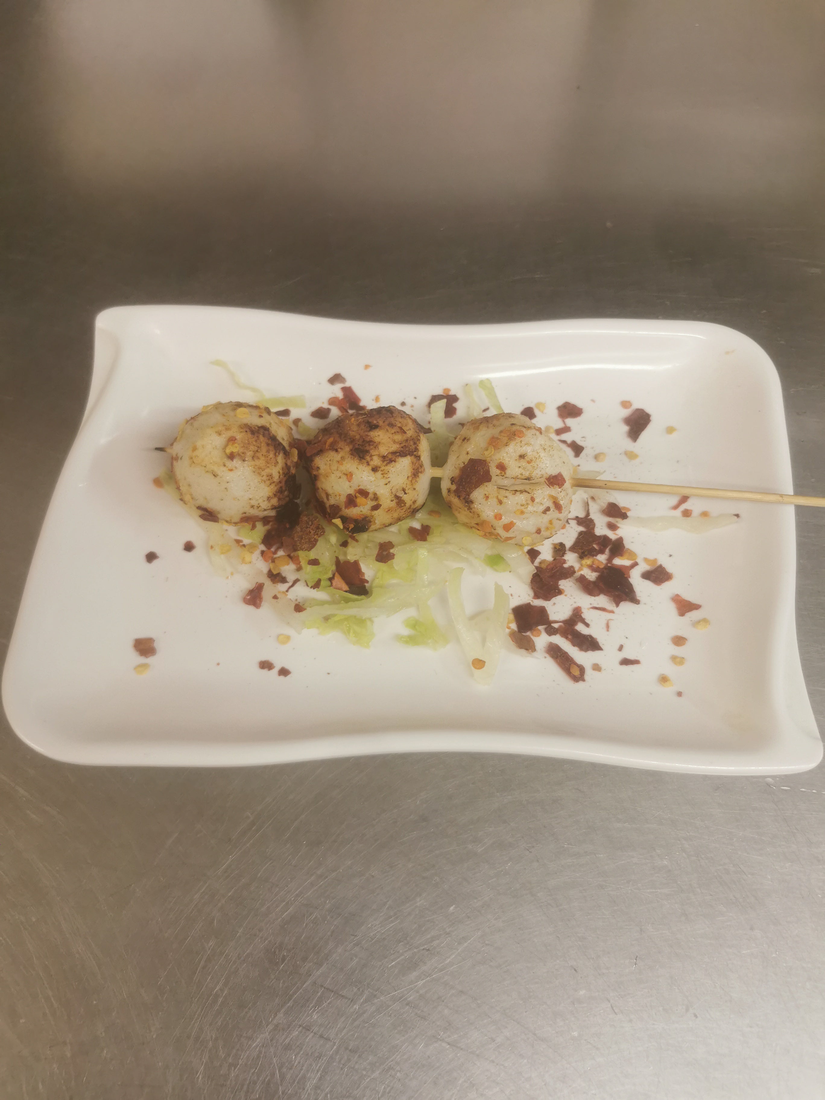 Grill Fish ball Skewer(2) 烤鱼蛋