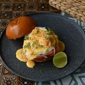 Benedict & Salmon Buns