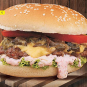 Mushroom Burger Meal