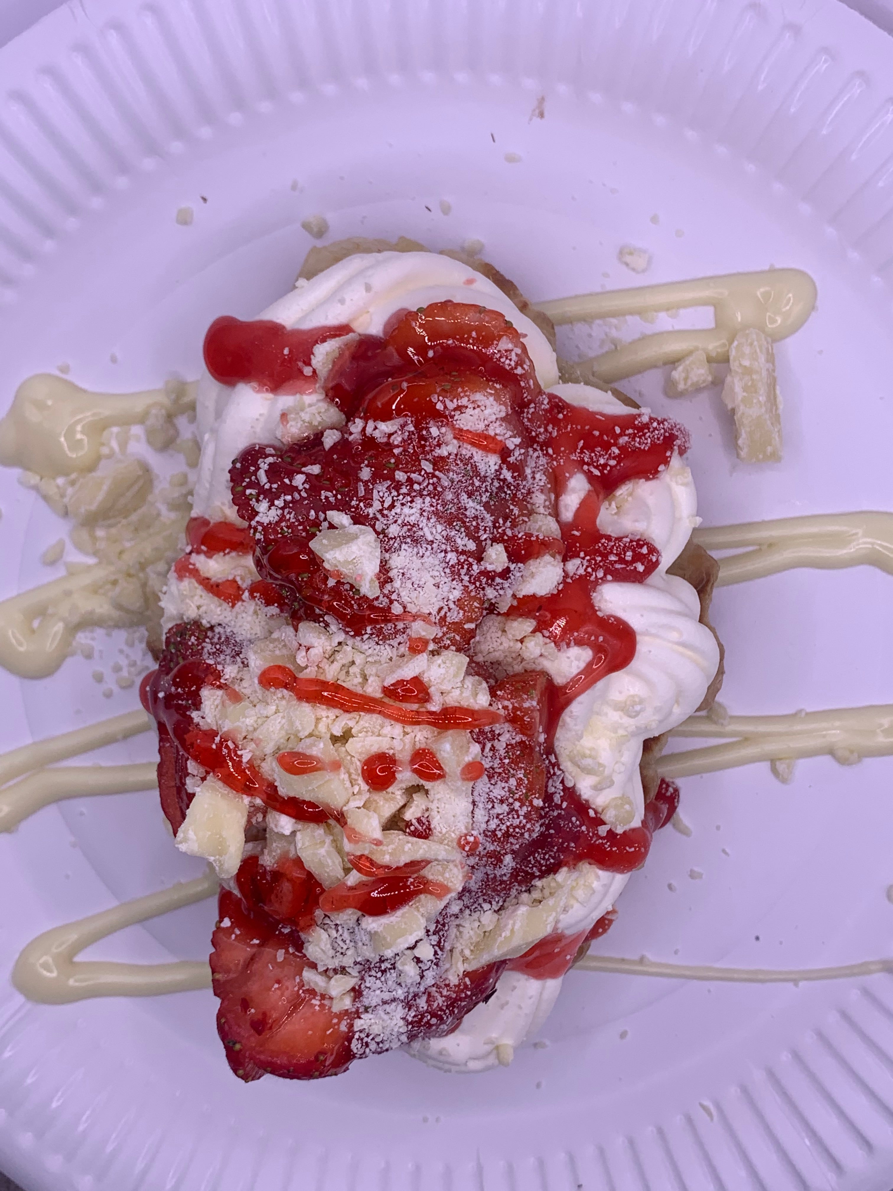 Special croffle- strawberry delight