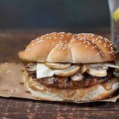 Mushroom Beef Burger