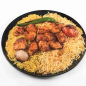 Chicken Shish Tawook with Rice