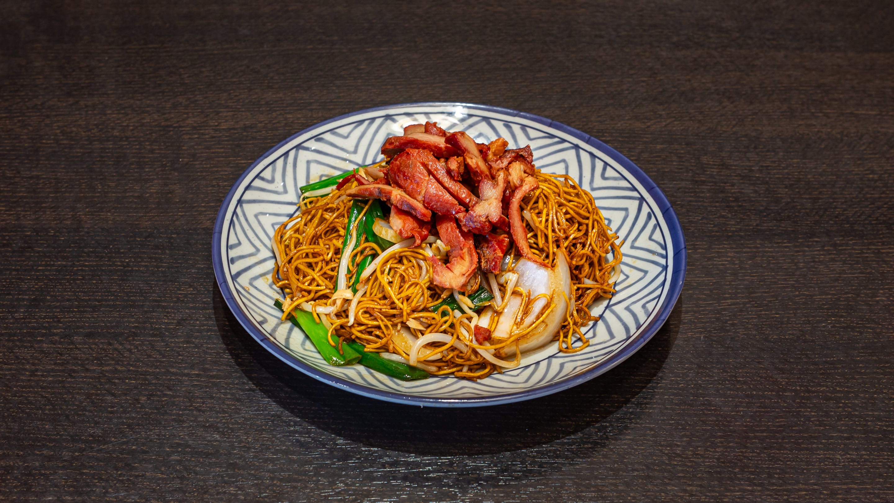 叉烧炒面 char siu pork chow mein