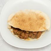 Foul With Sausages Sandwich