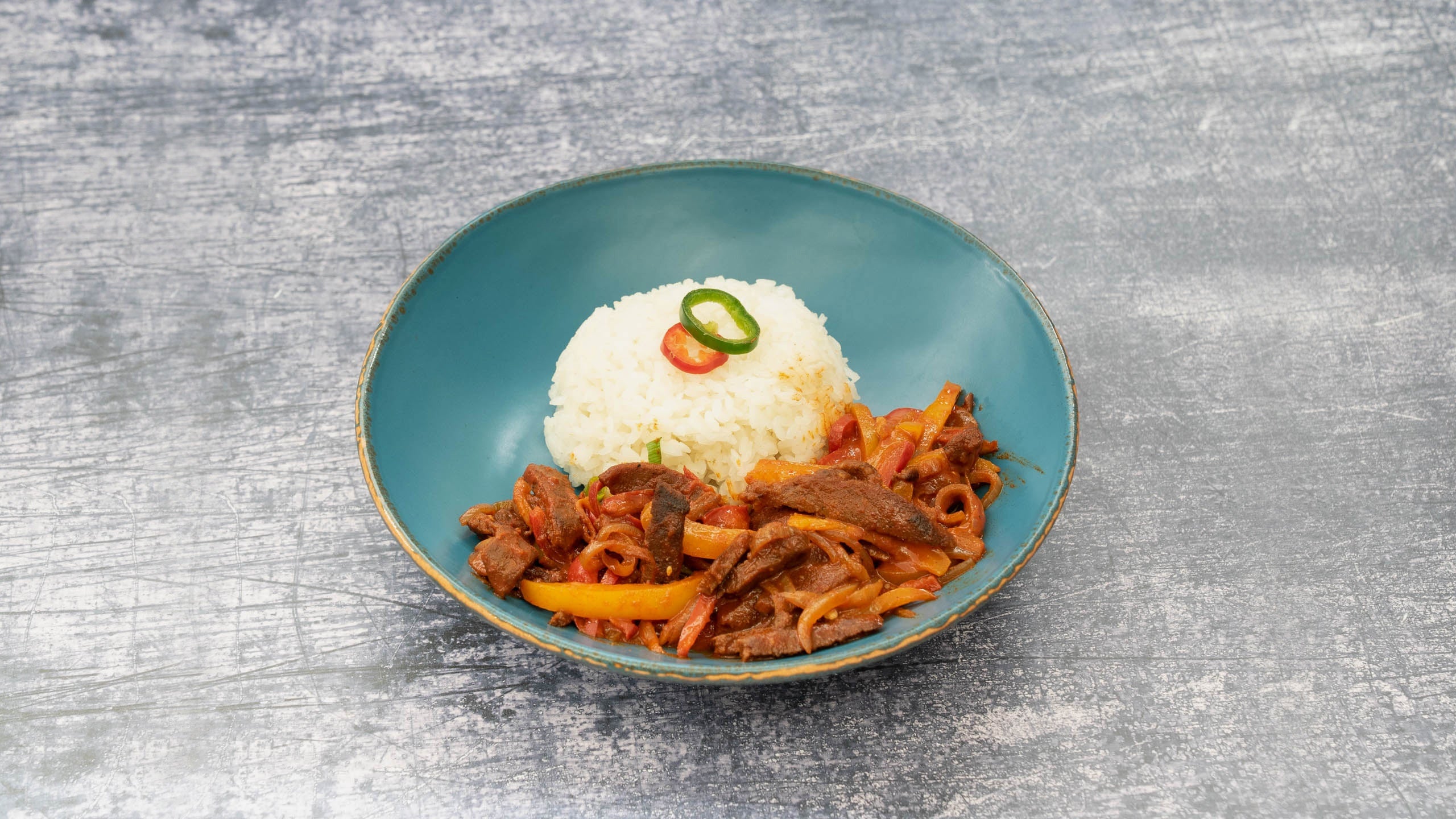 Spicy pork with rice�� 제육볶음 (Jaeyukbokkeum)