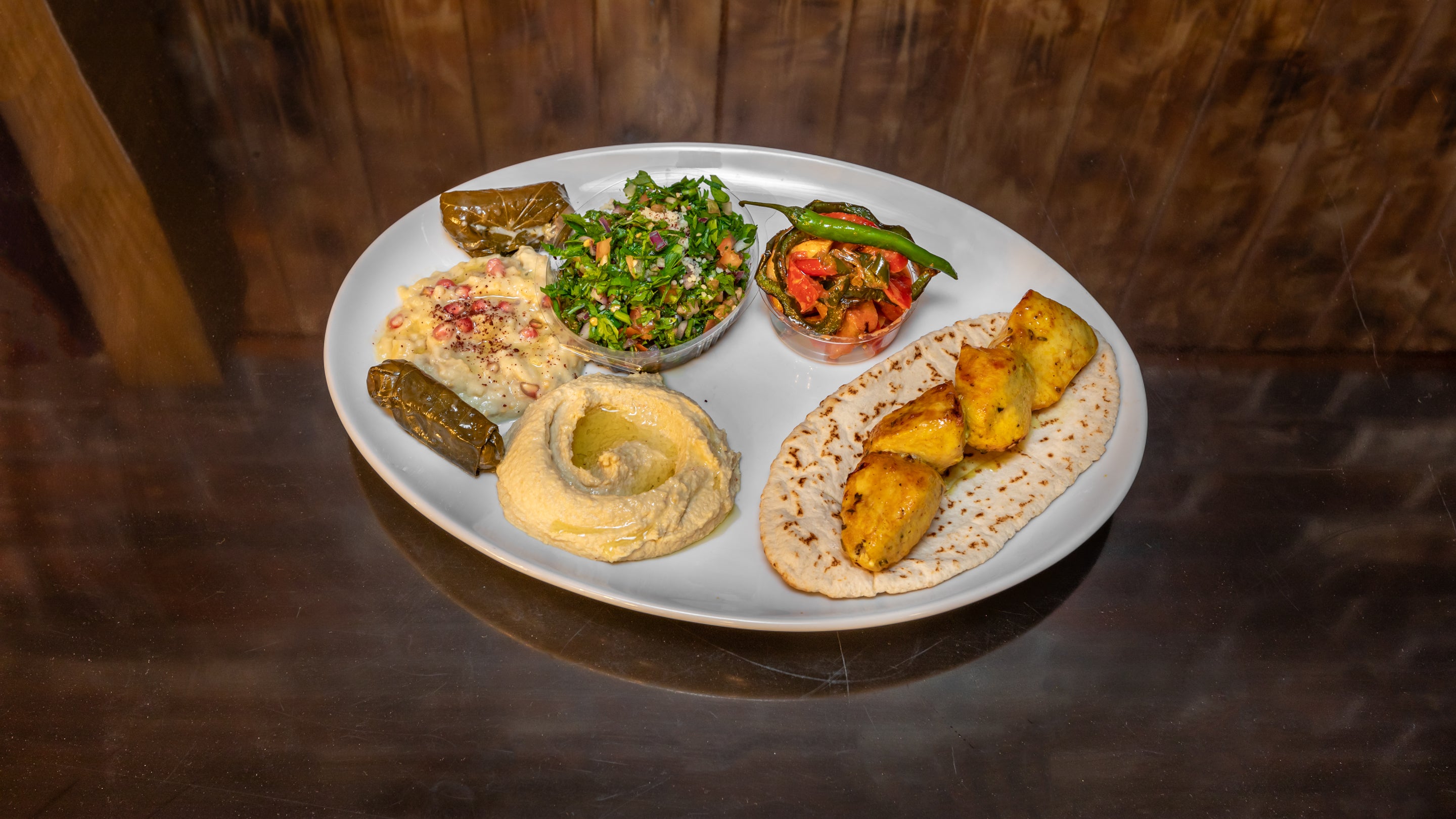 Cold Maze Meal with chicken shish