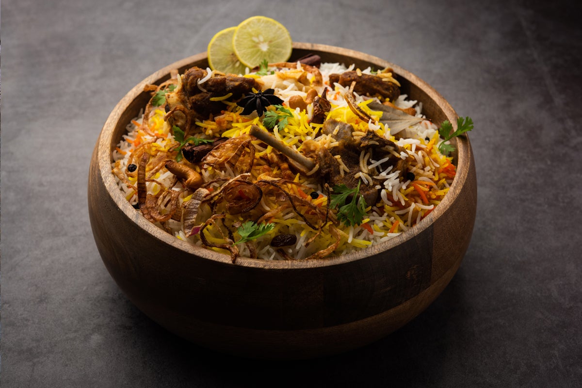 Lamb Hyderabadi Biryani