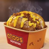 Oops Beef Baked Potatoes
