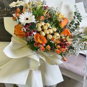 Elegant Chocolate Blossom Bouquet 