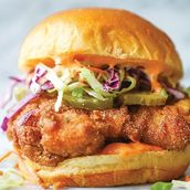 Fiesta Firecracker Chicken Burger