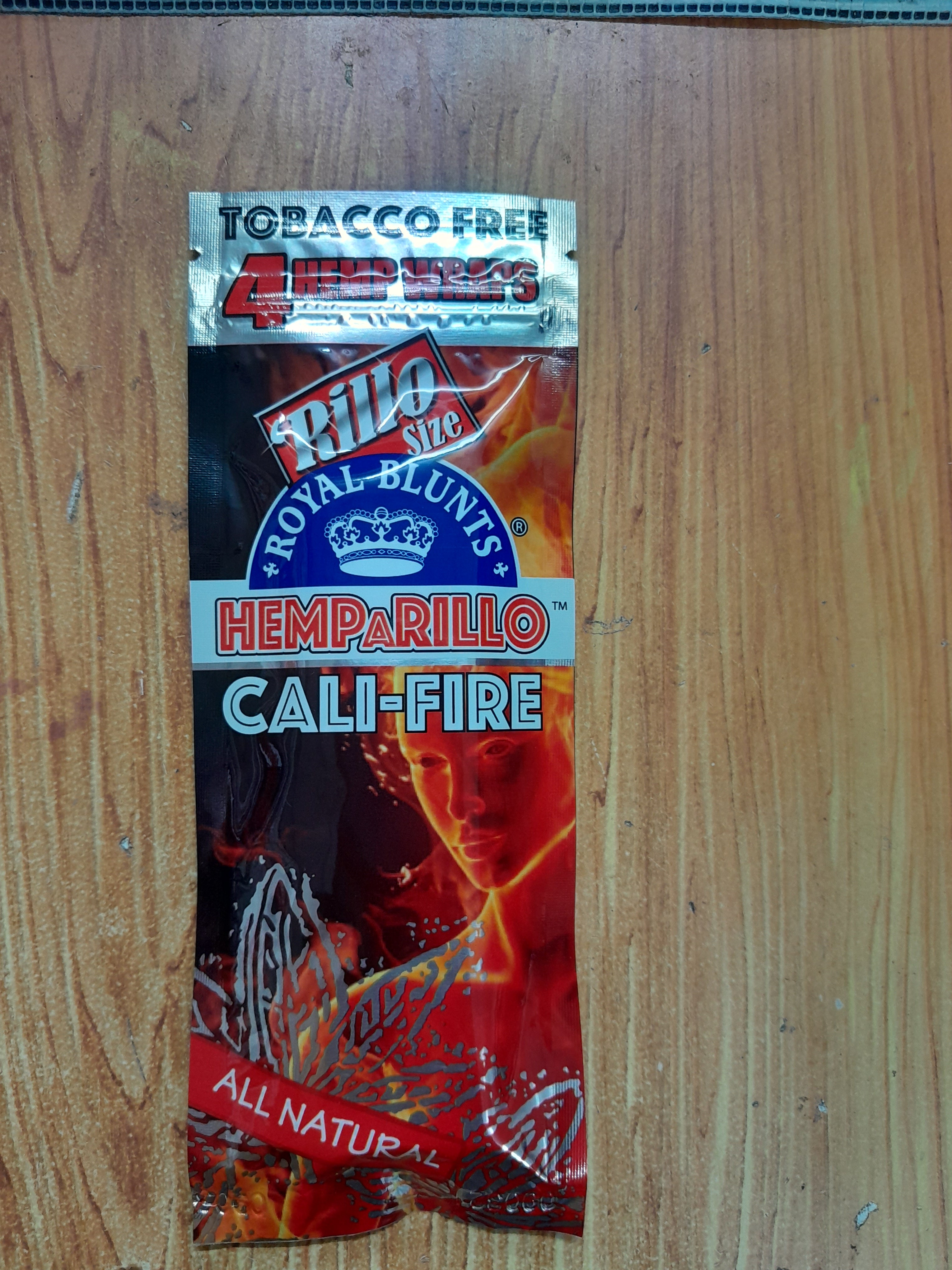 ROYAL BLUNTS CALI FIRE 4 HEMP WRAPS