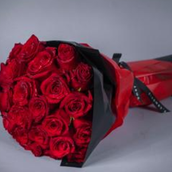 Hand Bouquet With 50 Roses