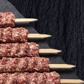 Lamb Kibbeh Skewers
