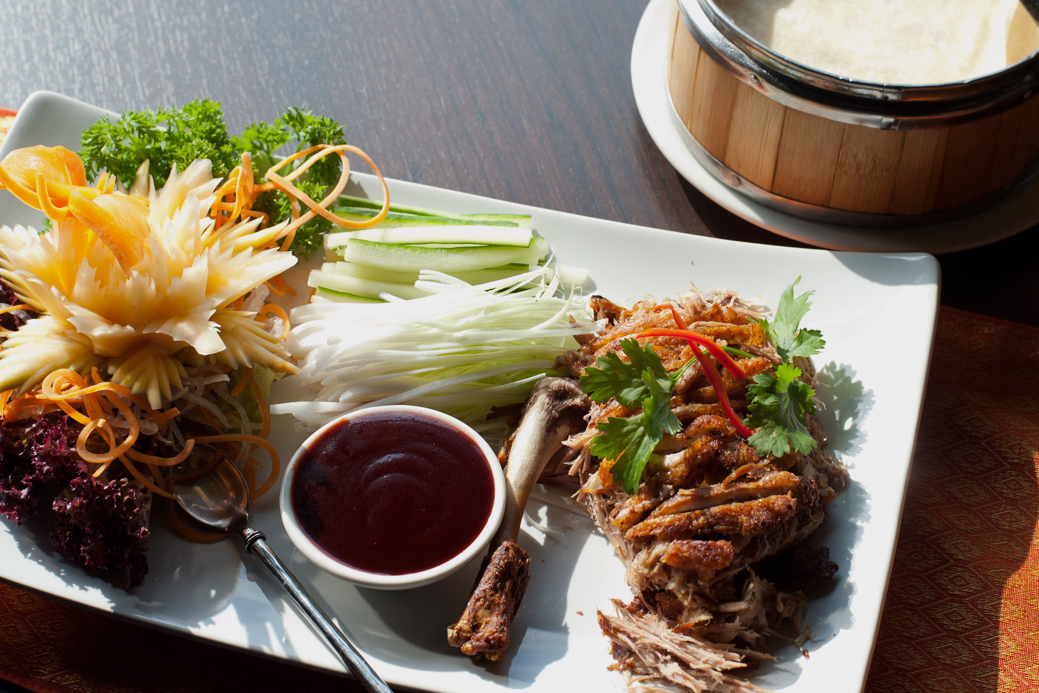 E. Quarter Crispy Aromatic Duck (For 2 People)