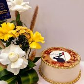 Flowers And Army Cake