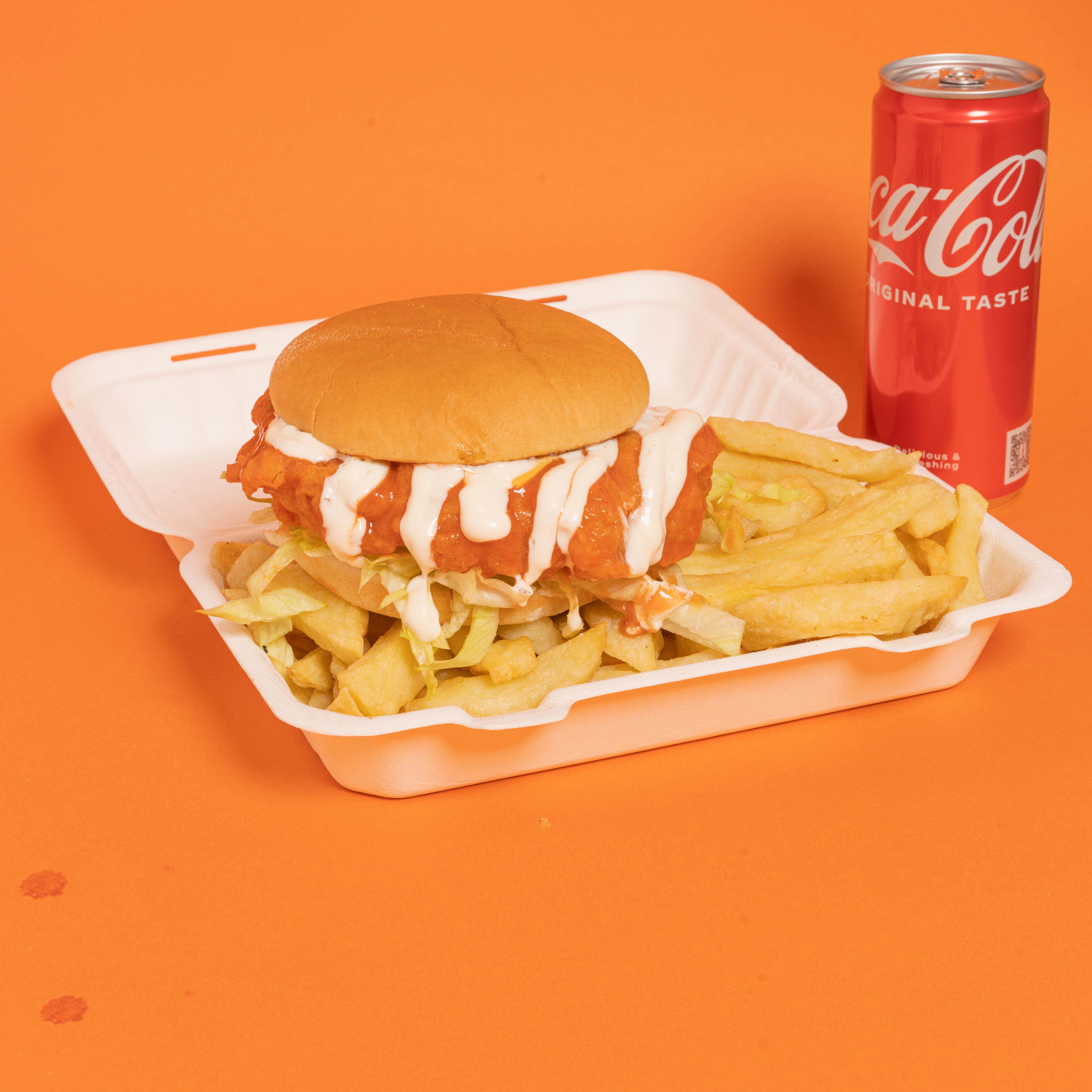 Buffalo Burger Meal